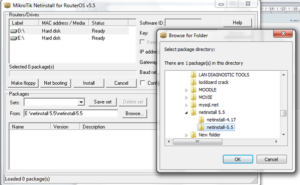Cara Install Mikrotik OS di Router Board dengan NetInstall 2