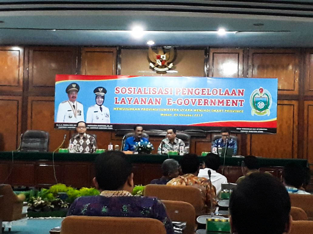 Sosialisasi Pengelolaan Layanan e-Government “Mewujudkan Provinsi Sumatra Utara Menjadi Smart Province” 2