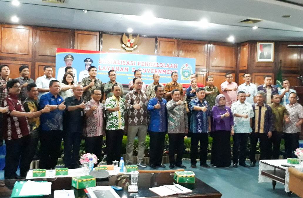 Sosialisasi Pengelolaan Layanan e-Government “Mewujudkan Provinsi Sumatra Utara Menjadi Smart Province”