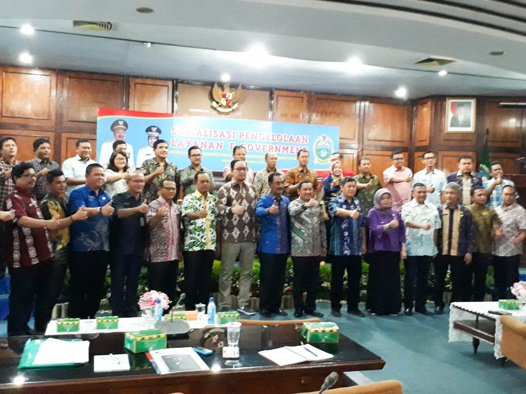 Sosialisasi Pengelolaan Layanan e-Government “Mewujudkan Provinsi Sumatra Utara Menjadi Smart Province” 1