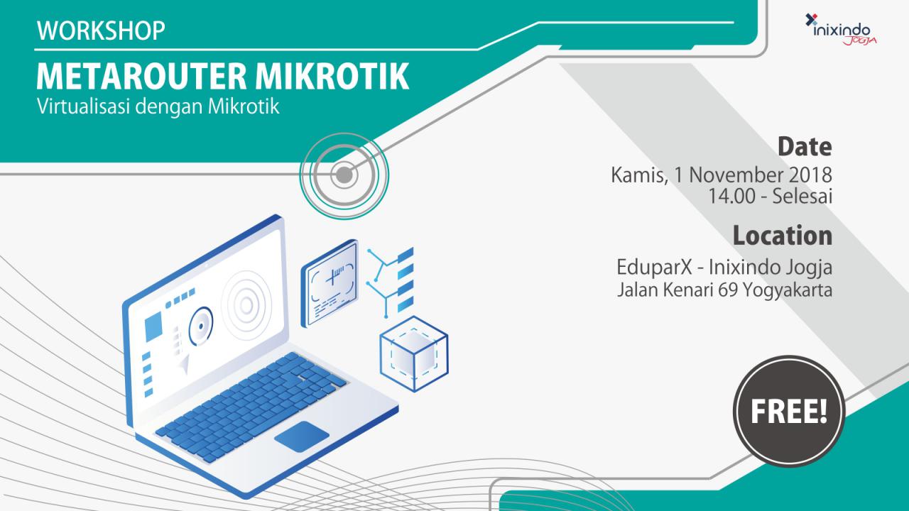 Workshop MetaROUTER Mikrotik - Virtualisasi dengan Mikrotik 1