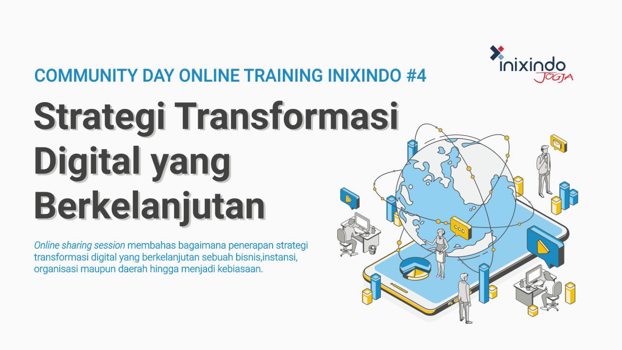 #CommunityDay Strategi Transformasi Digital yang Berkelanjutan