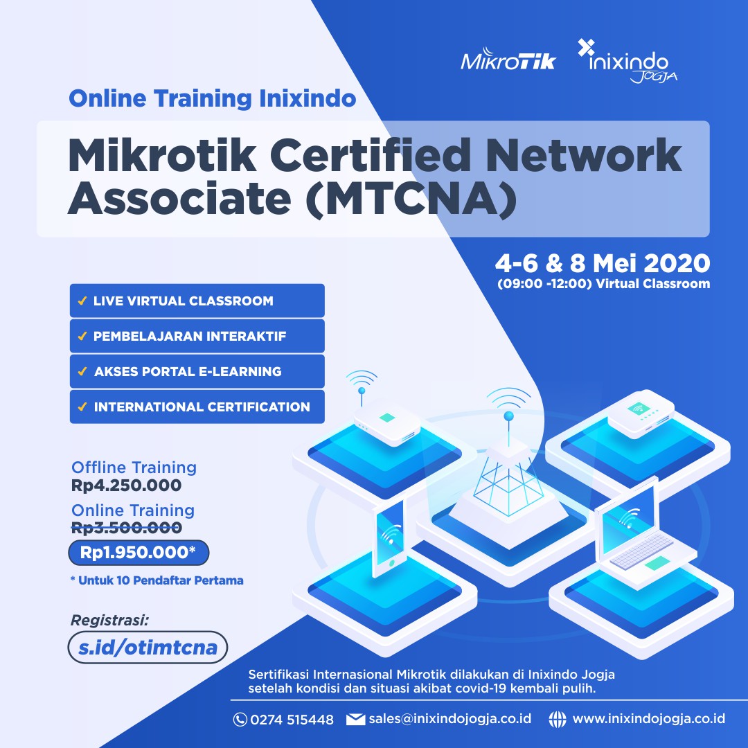 [Online Training] Mikrotik Certified Network Associate (MTCNA) 15
