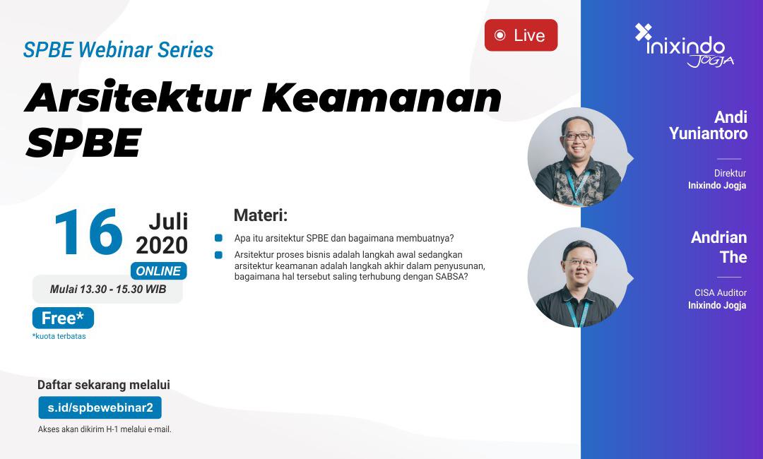 [Webinar] Arsitektur Keamanan SPBE