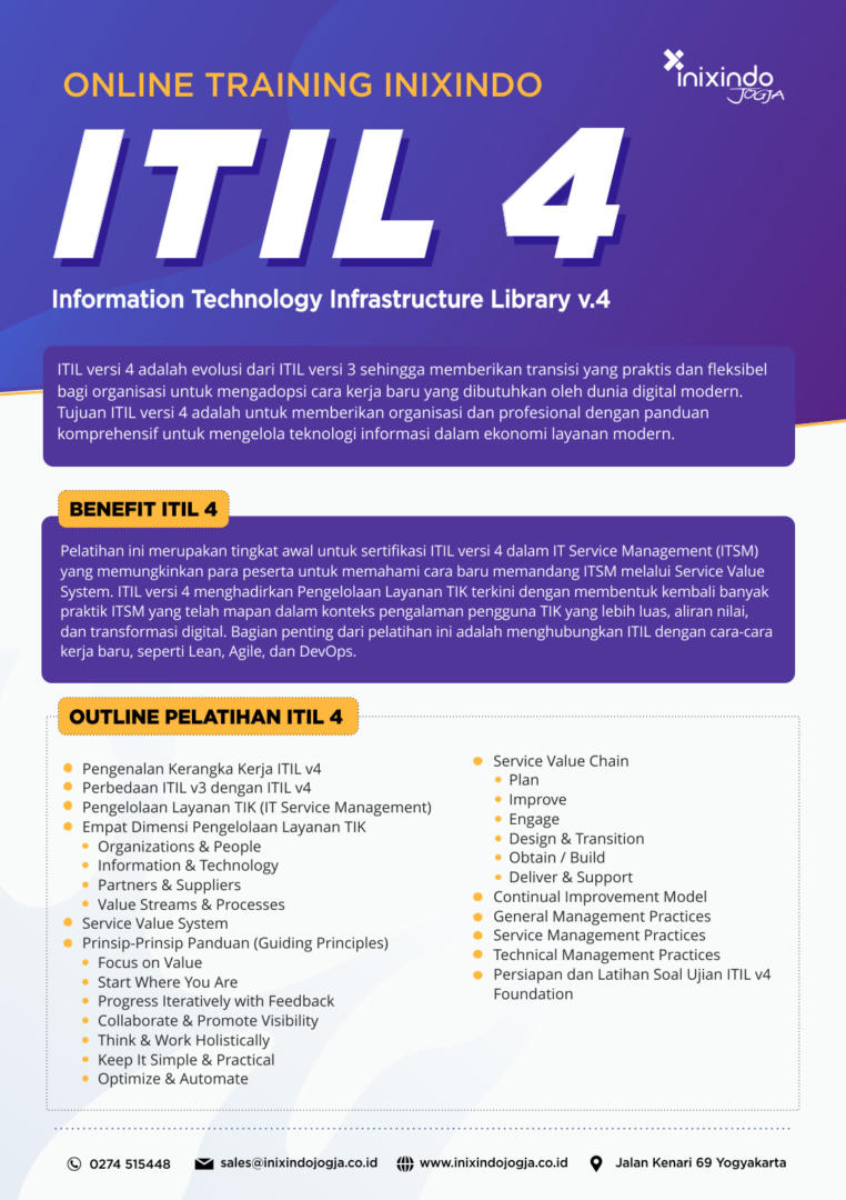 Information Technology Infrastructure Library (ITIL) v4 7