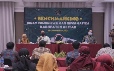 Diskominfo Kabupaten Blitar Gelar Pertemuan Benchmarking Terkait Implementasi SPBE