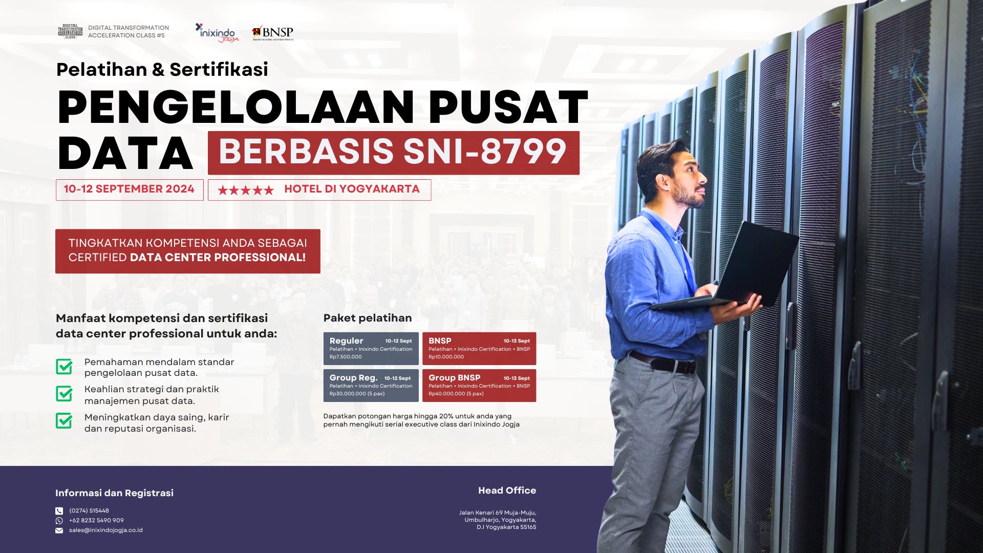 Pengelolaan Pusat Data berbasis SNI-8799 7