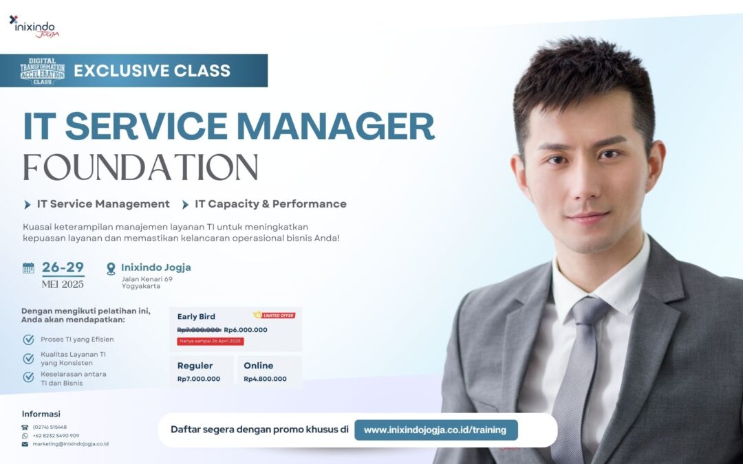 Exclusive Class – IT Service Manager Foundation (IT Service Management + IT Capacity & Performance)