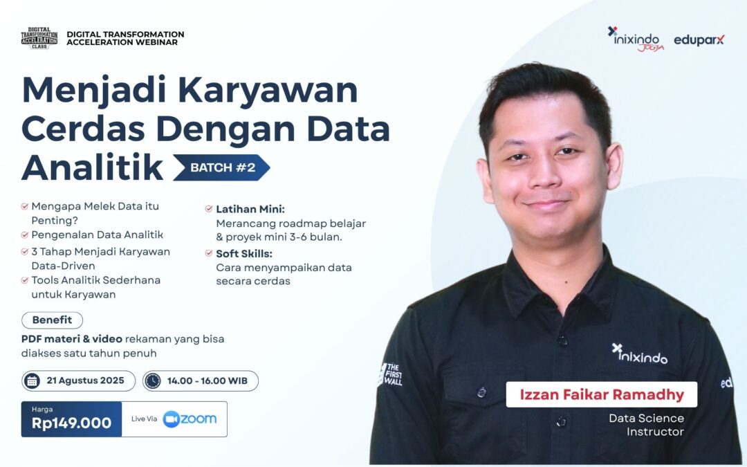 Premium Webinar – Menjadi Karyawan Cerdas Dengan Data Analitik (Batch 2)