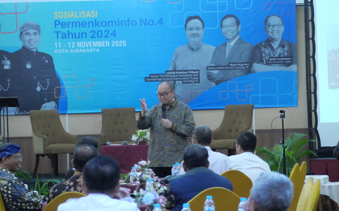 CEO Inixindo Jogja Dorong Adaptasi Digital ASN di Sosialisasi Permenkominfo No. 4 Tahun 2024