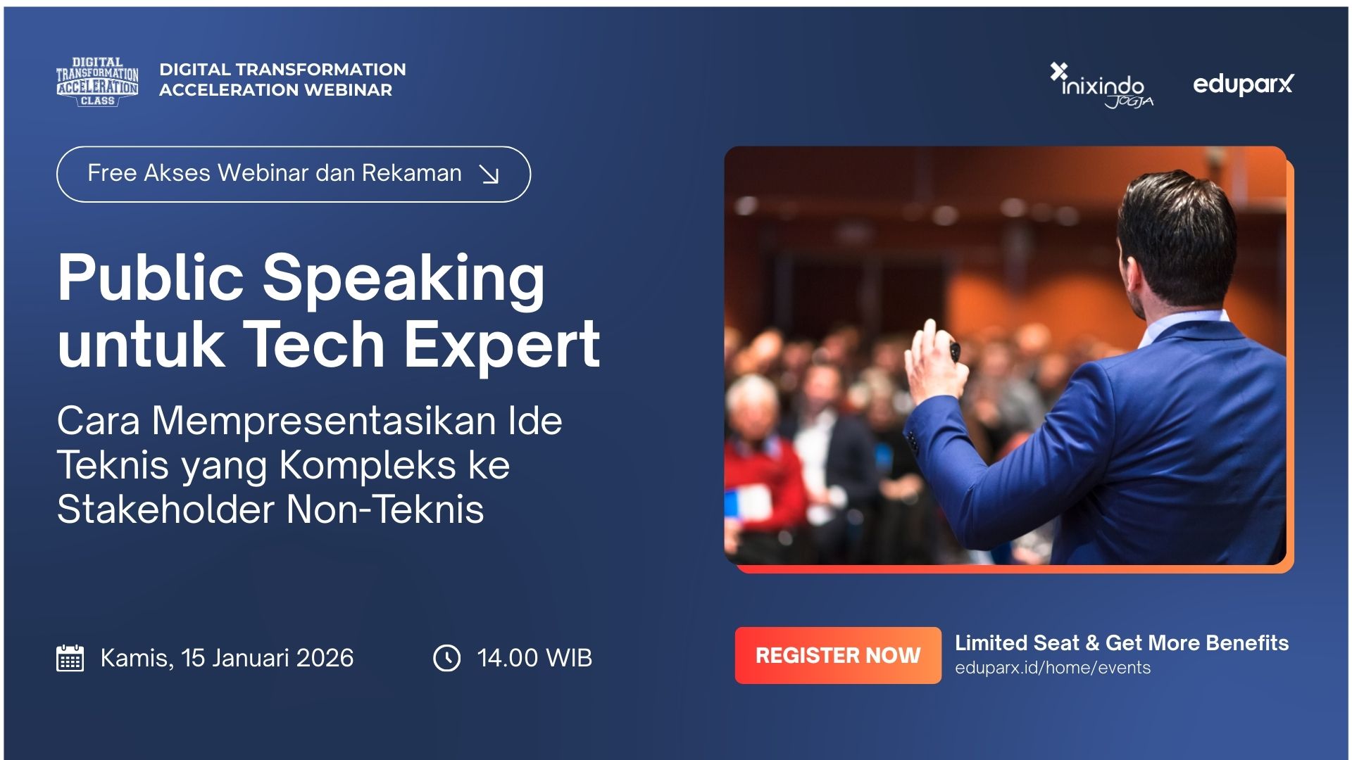 Public Speaking untuk Tech Expert: Cara Mempresentasikan Ide Teknis yang Kompleks ke Stakeholder Non-Teknis 7
